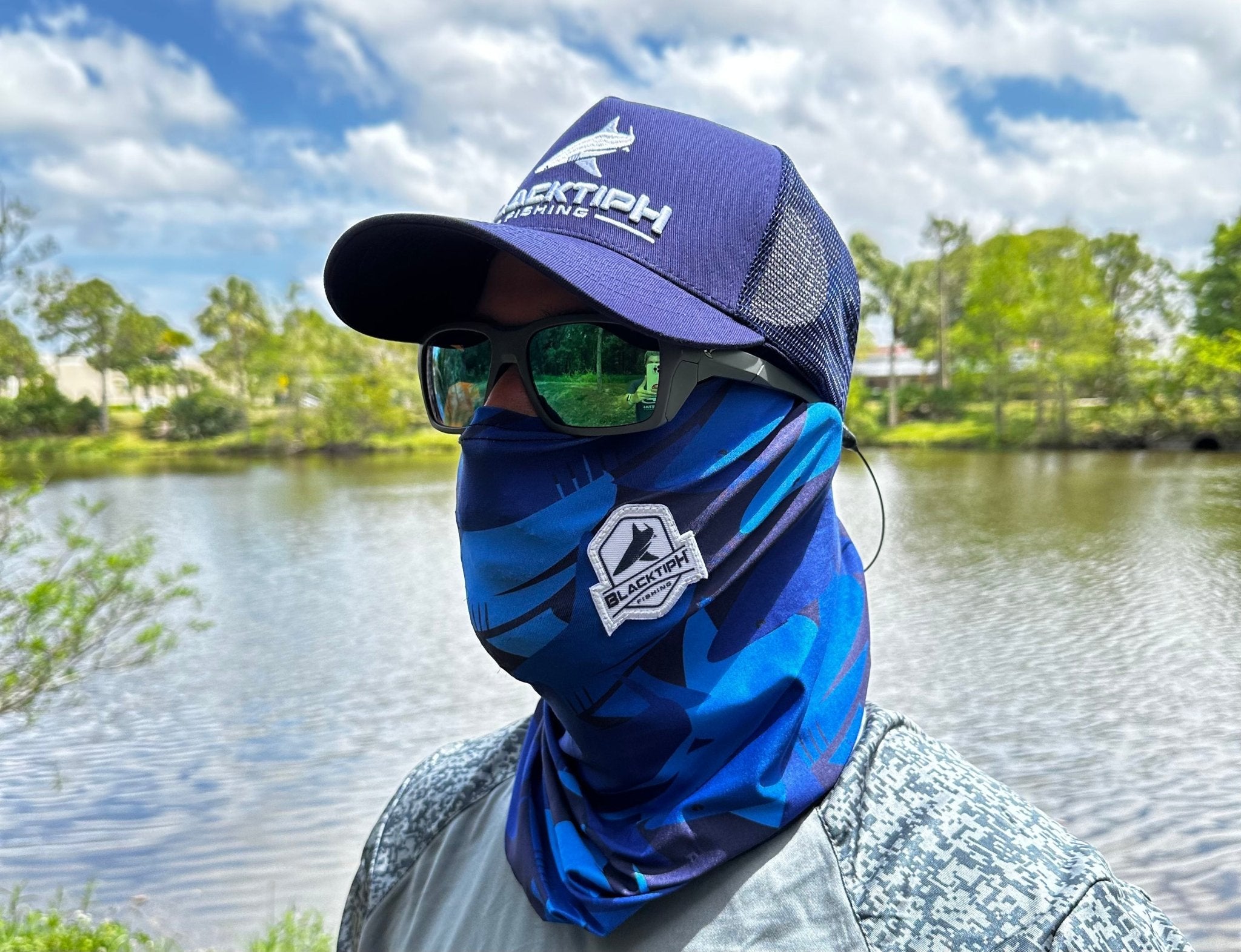 Royal Blue Performance Face Shield - Get Tight Gear