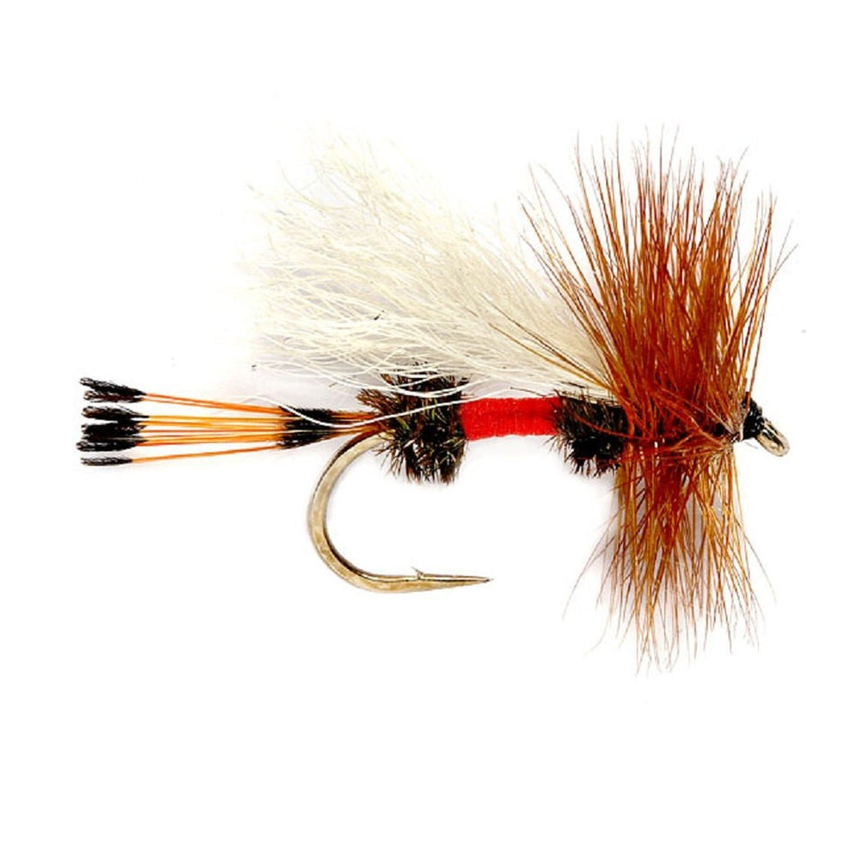 Royal Trude Classic Hair Wing Dry Fly - 1 Dozen Flies Hook Size 14 - Get Tight Gear