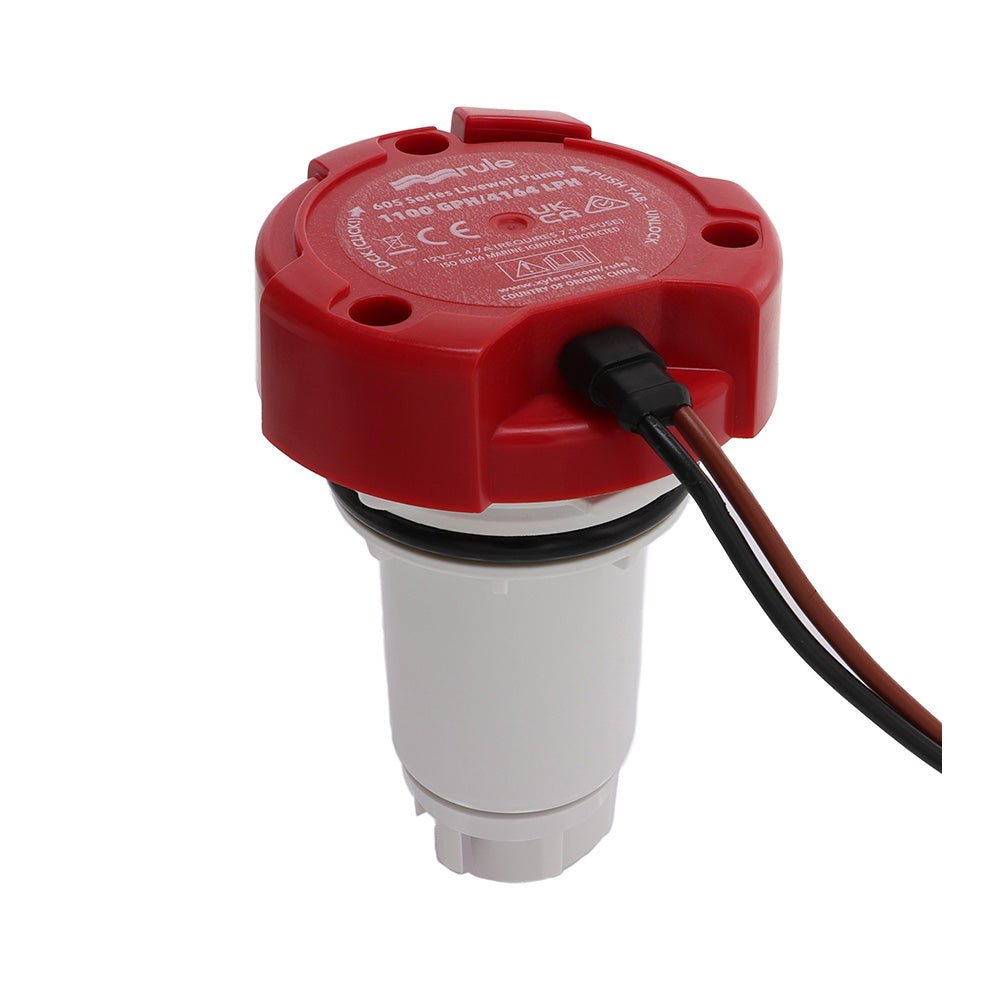 Rule 1100 GPH Livewell Pump Replacement Motor Cartridge - Get Tight Gear