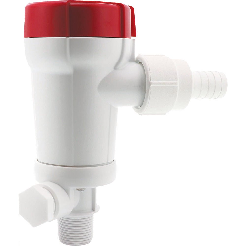 Rule 1100 GPH Livewell Pump Straight Seacock Inlet - Get Tight Gear
