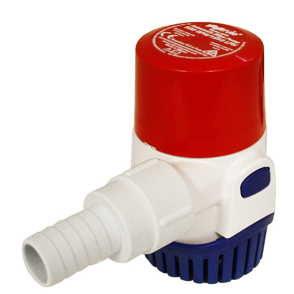 Rule 500GPH Electronic Sensing Bilge Pump - 12V - Get Tight Gear