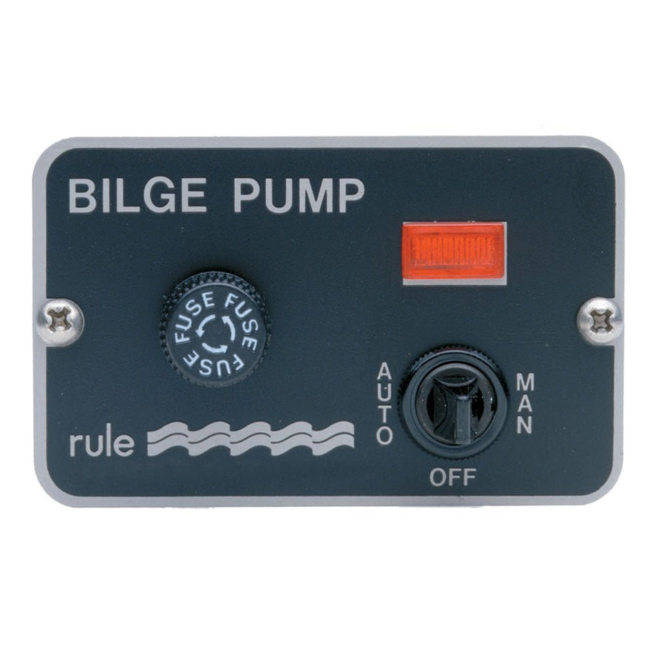 Rule Deluxe 3 - Way Panel Lighted Switch f/Auto Float 24/32VDC - Get Tight Gear