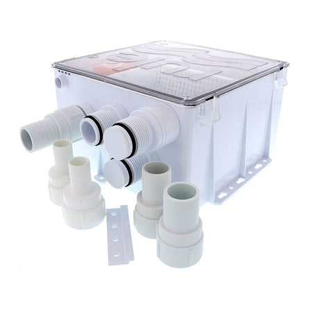Rule Shower Drain Box w/1100 GPH Pump - 12V - Get Tight Gear