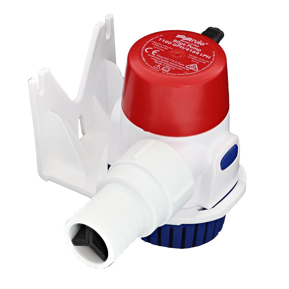 Rule Side Mount Bracket f/Newer 360 - 1100 GPH Rule Pumps - Get Tight Gear