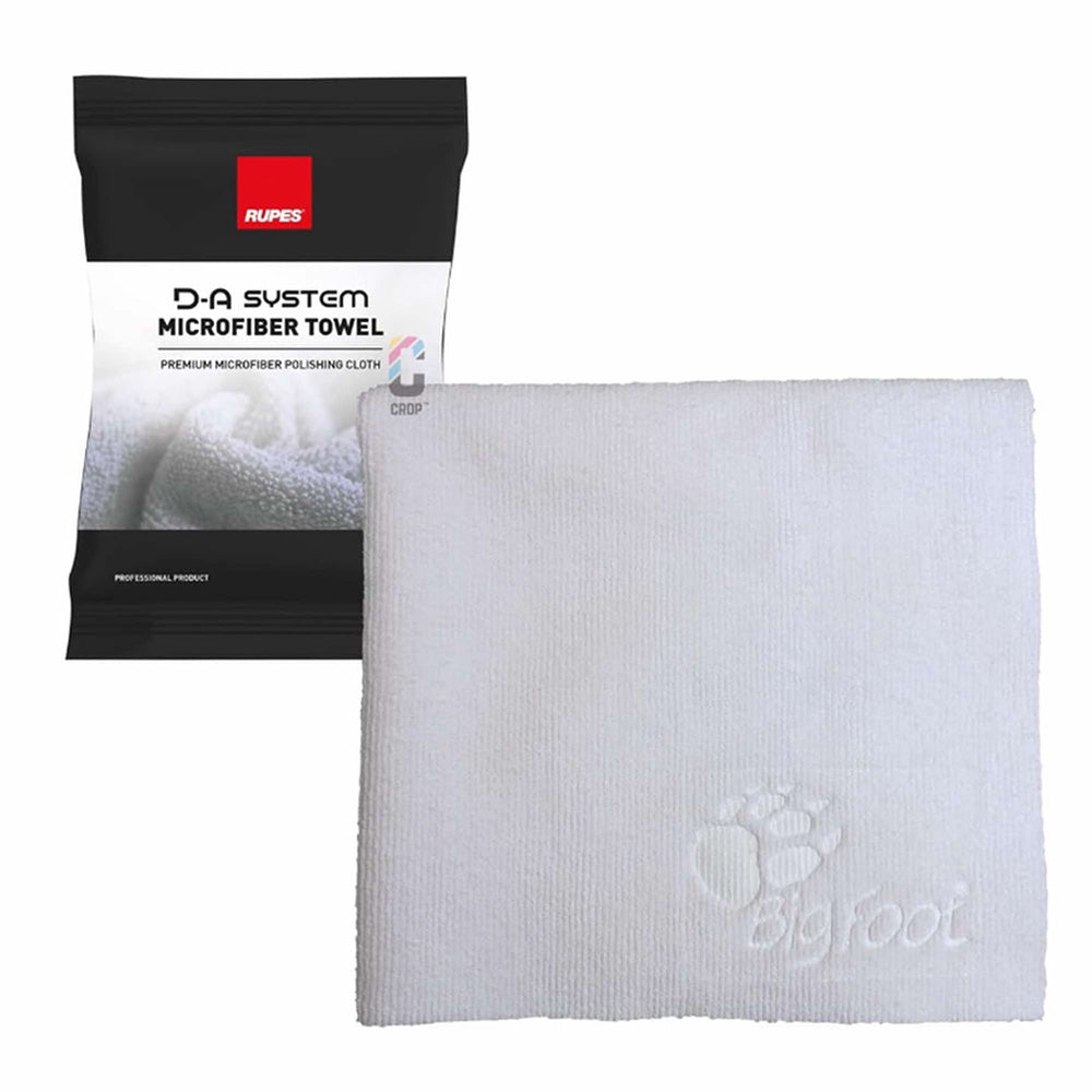 RUPES D - A System Microfiber Towel 16x16 - White - Get Tight Gear