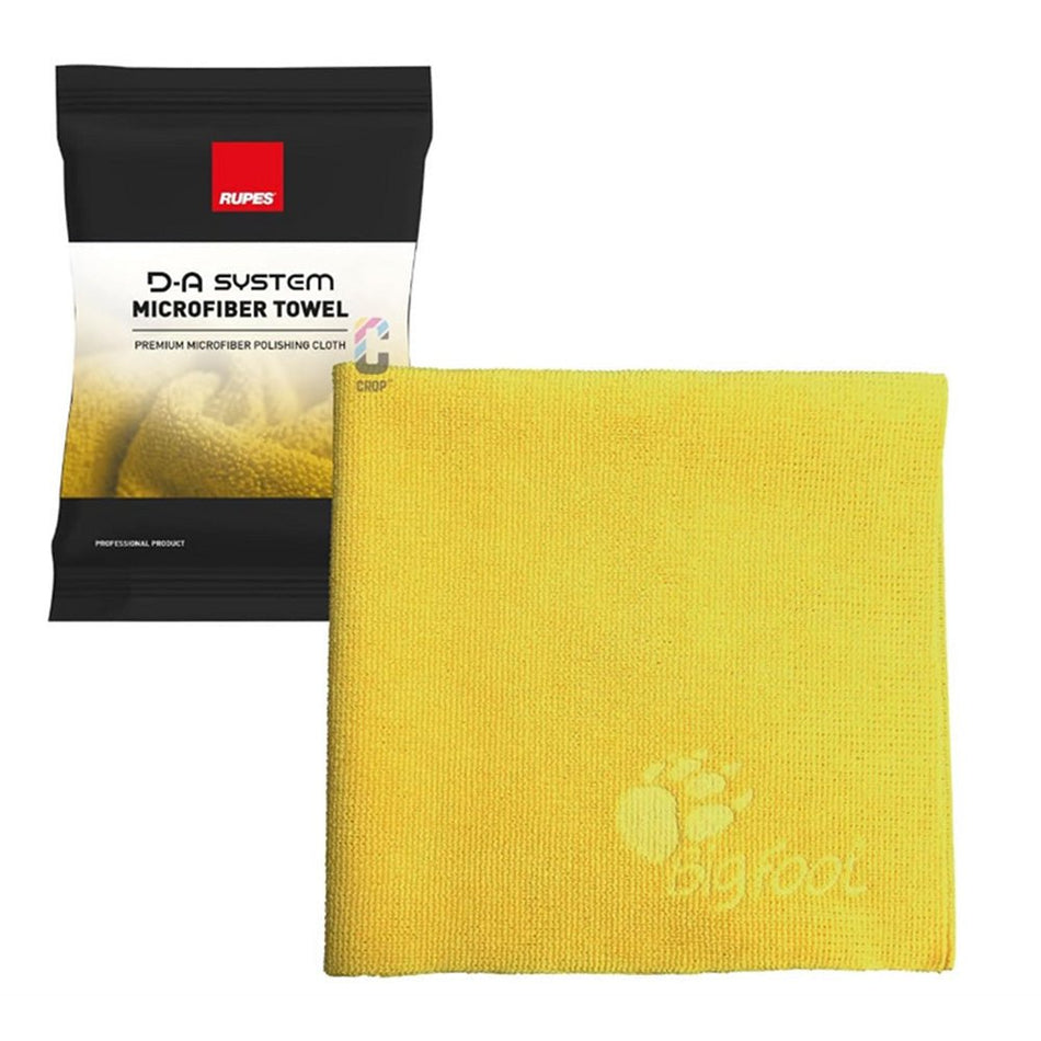 RUPES D - A System Microfiber Towel 16x16 - Yellow - Get Tight Gear