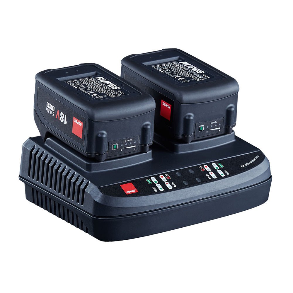 RUPES Dual Battery Charger f/iBrid HLR15 & HLR21 Batteries w/LED Indicators - Get Tight Gear