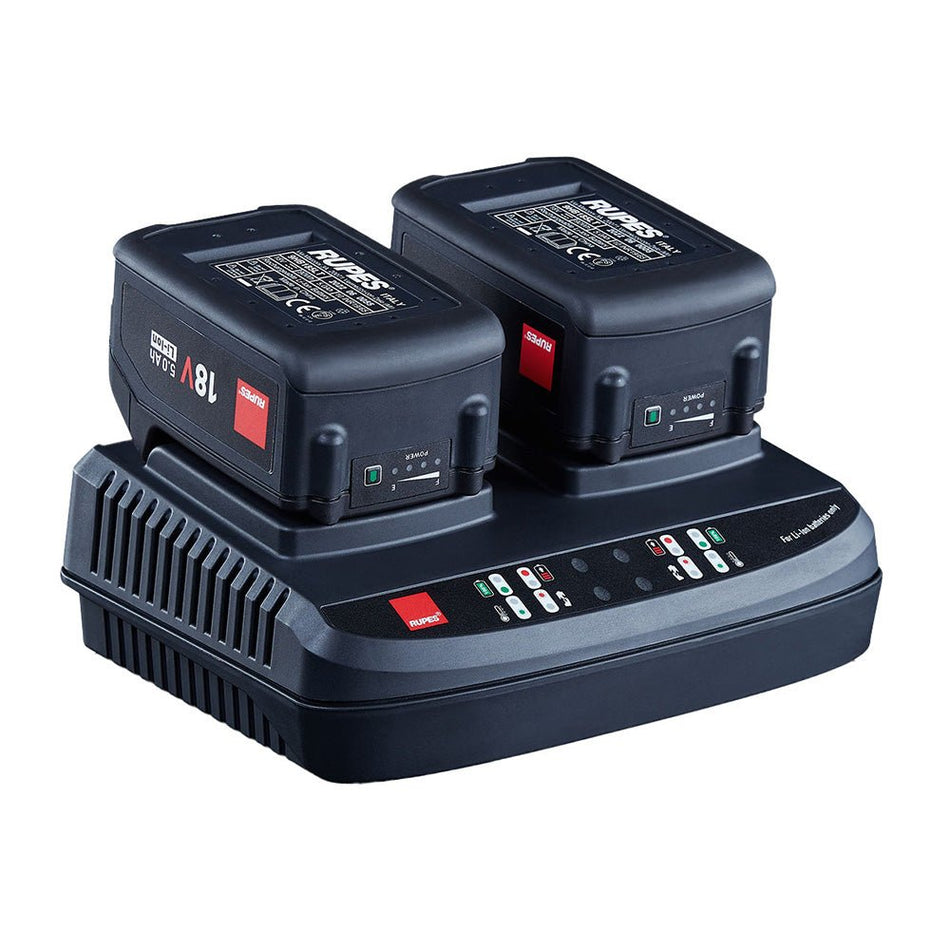 RUPES Dual Battery Charger f/iBrid HLR15 & HLR21 Batteries w/LED Indicators - Get Tight Gear