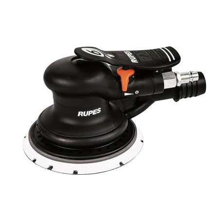 RUPES Random Orbital Palm Pneumatic Sander w/125mm Pad & 6mm Orbit - Skorpio III (Central Vac) - Get Tight Gear