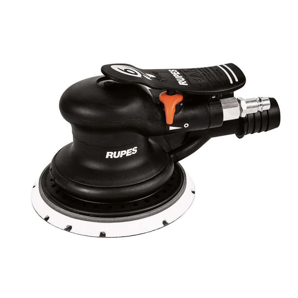 RUPES Random Orbital Palm Pneumatic Sander w/125mm Pad & 9mm Orbit - Skorpio III (Central Vac) - Get Tight Gear