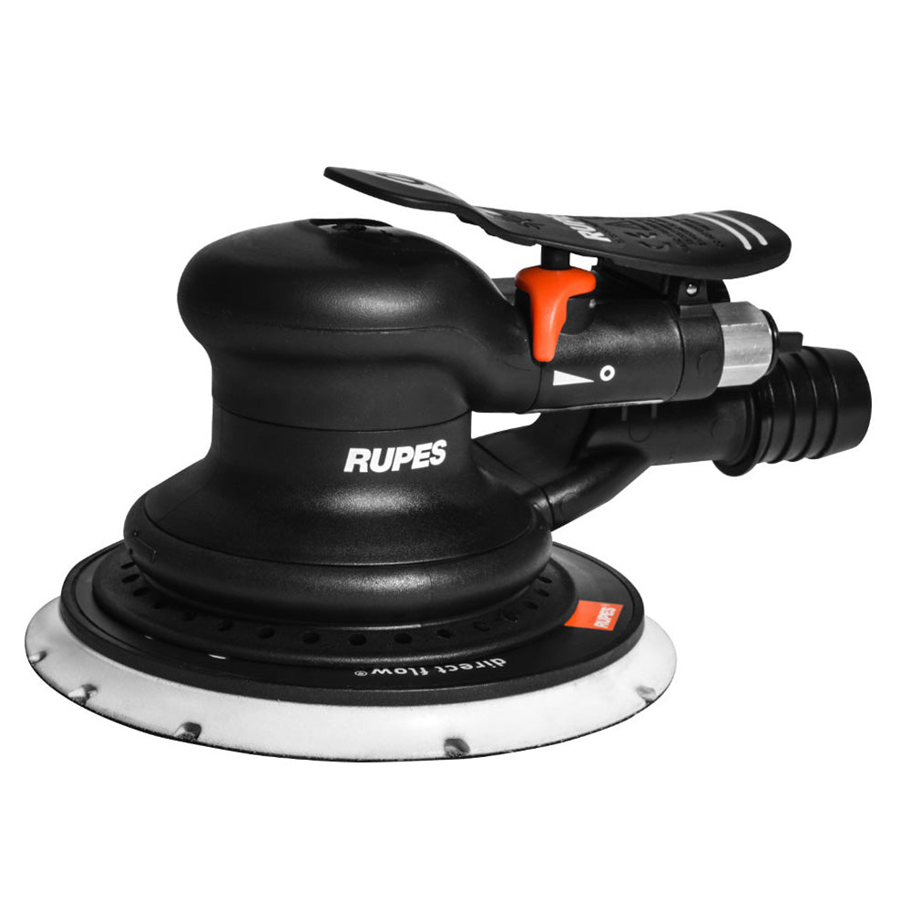 RUPES Random Orbital Palm Pneumatic Sander w/150mm Pad & 6mm Orbit - Skorpio III (Central Vac) - Get Tight Gear