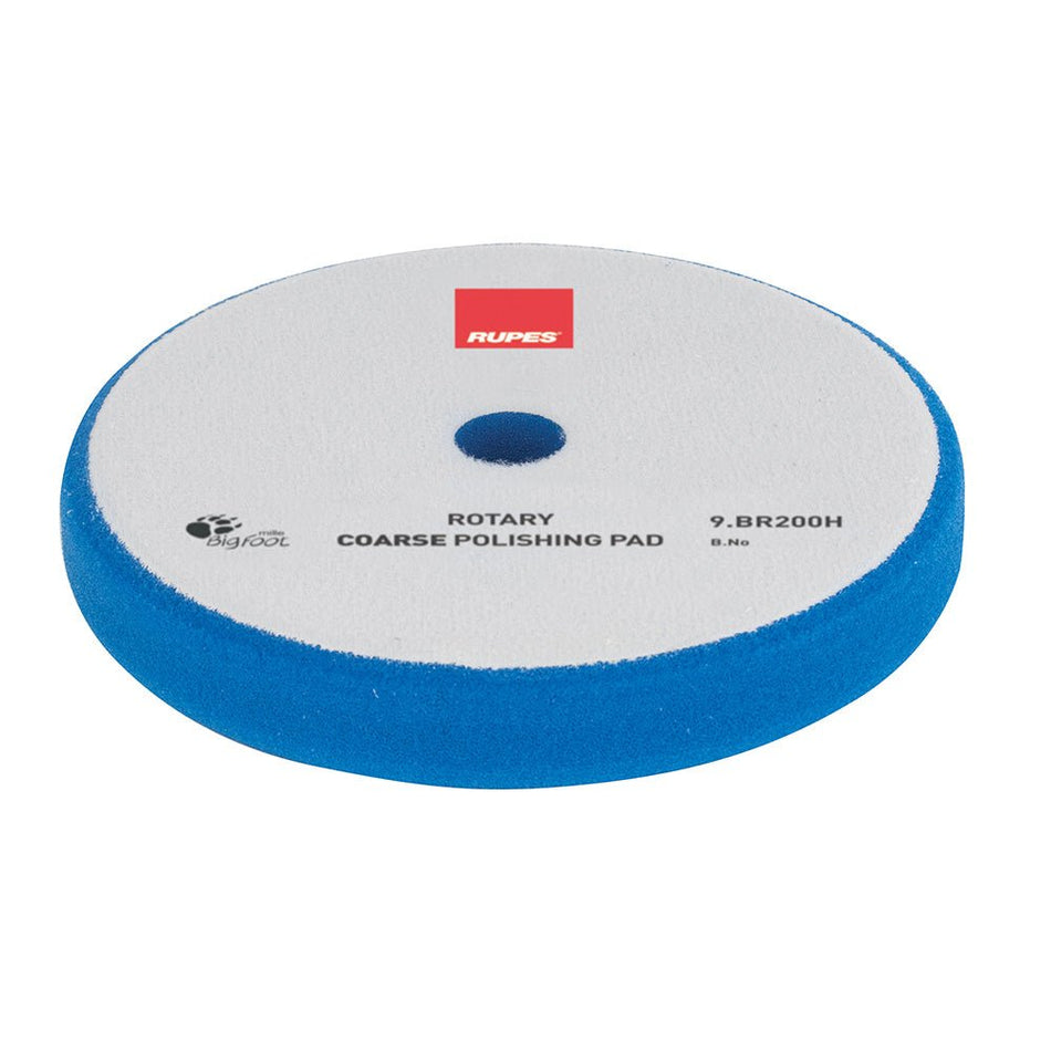 RUPES Rotary Coarse Polishing Foam Pad 175/180mm - Blue - Get Tight Gear