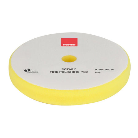 RUPES Rotary Fine Polishing Foam Pad 175/180mm - Yellow - Get Tight Gear