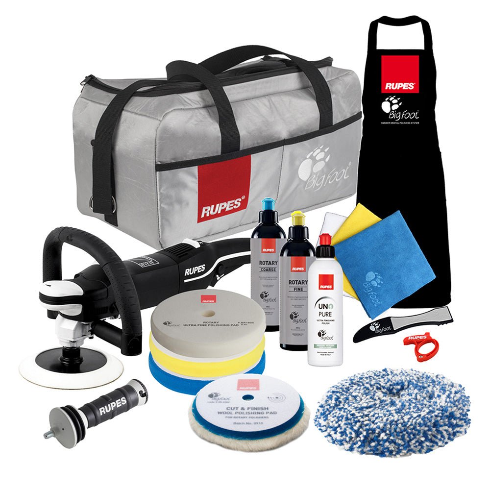 RUPES Rotary Polisher Bigfoot LH19E Complete Kit - Get Tight Gear