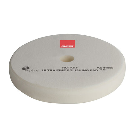 RUPES Rotary Ultra - Fine Polishing Foam Pad 155/160mm - White - Get Tight Gear