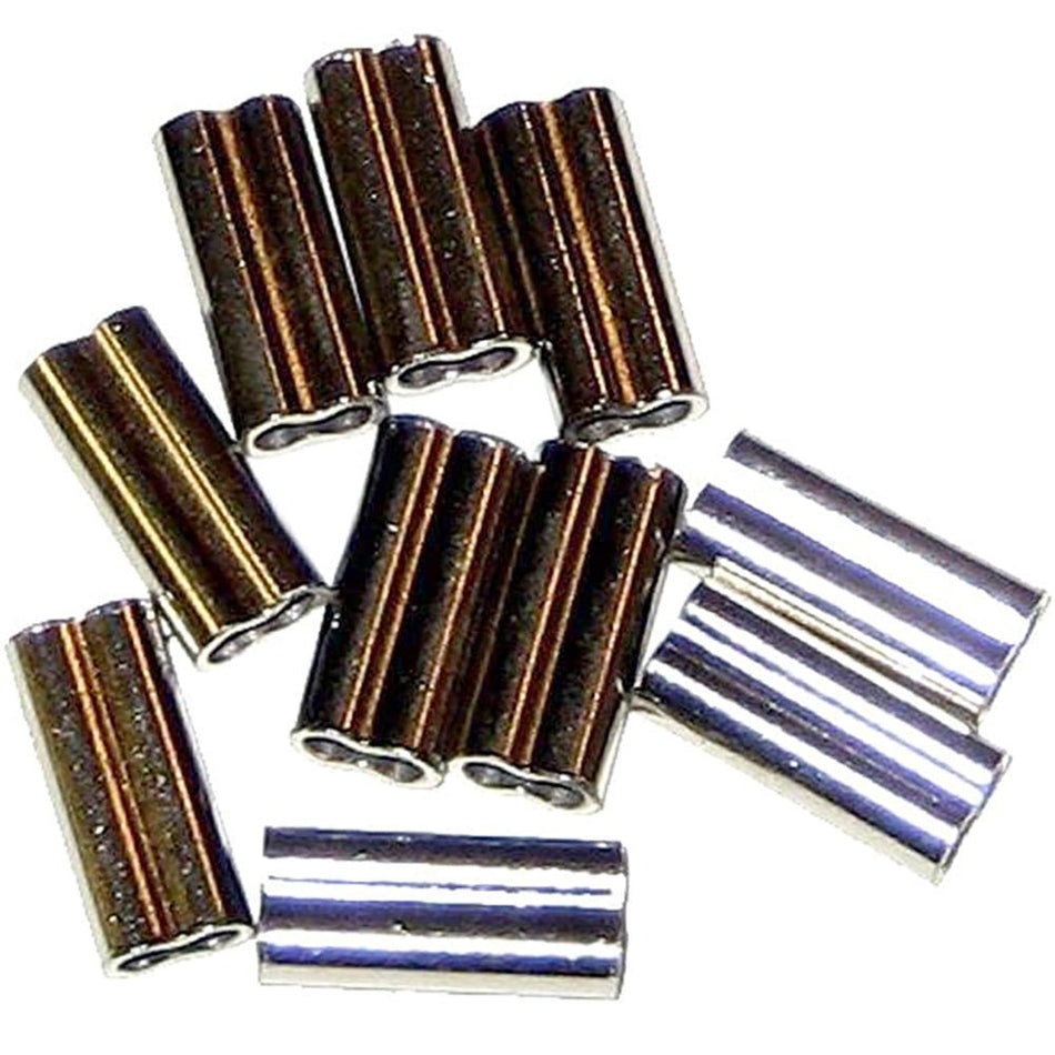 Rupp Nickel Crimp Sleeves - 10 Pack - Get Tight Gear