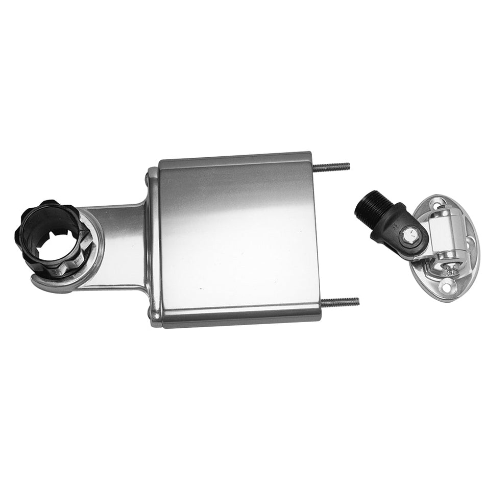 Rupp Standard Antenna Mount Support w/4 - Way Base, Spacer & 1.5" Collar - Get Tight Gear