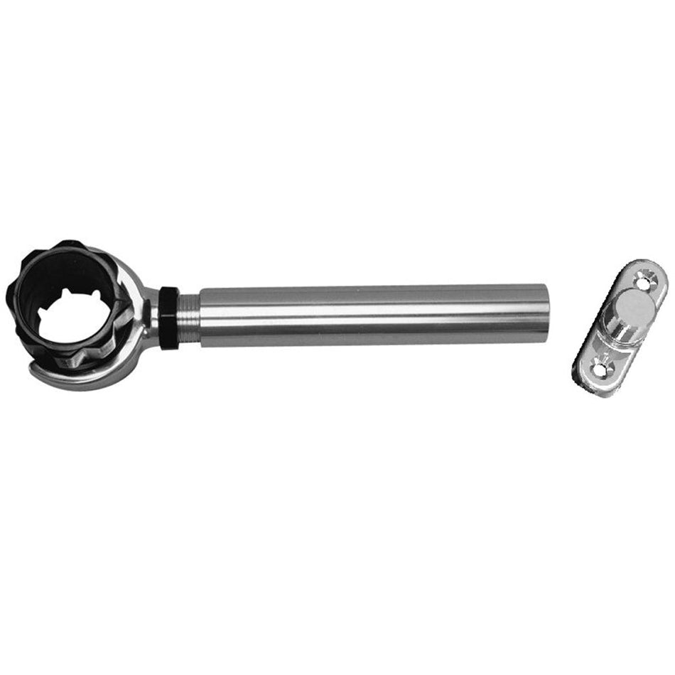 Rupp Threaded Antenna Support w/6" Pipe Mount & 1.5" Collar - Get Tight Gear