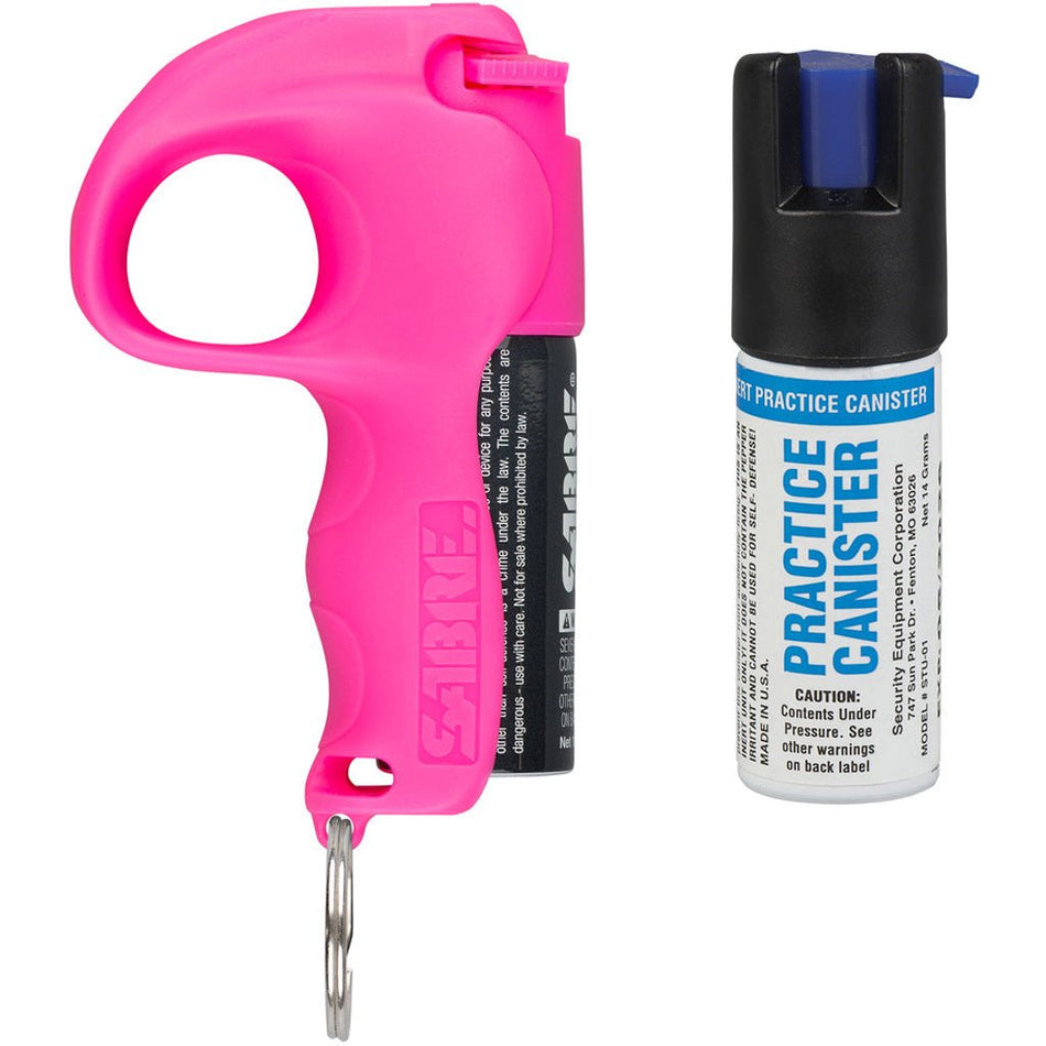 Sabre Easy Aim Pepper Spray w/Practice Spray Pink - Get Tight Gear