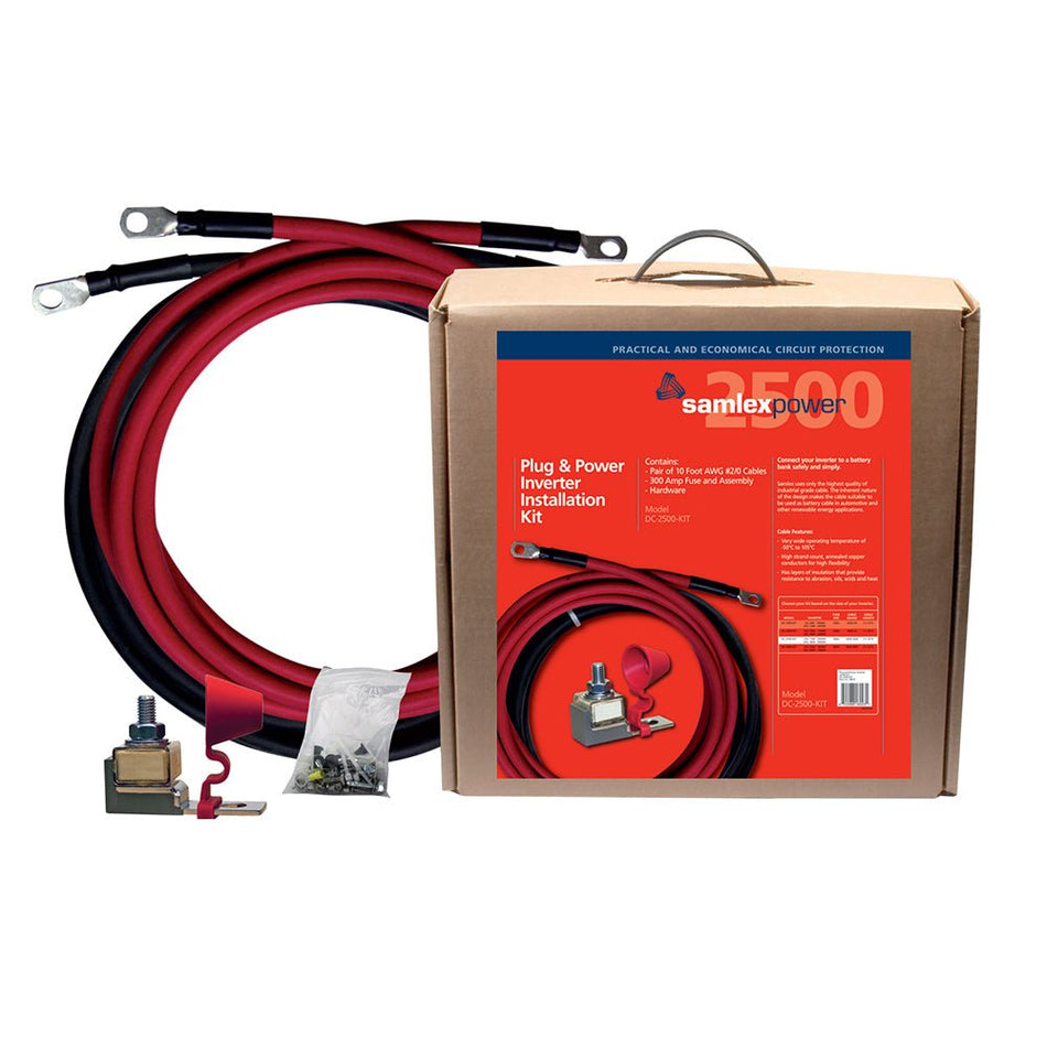 Samlex 300A Inverter Installation Kit f/2500W Inverter - Get Tight Gear