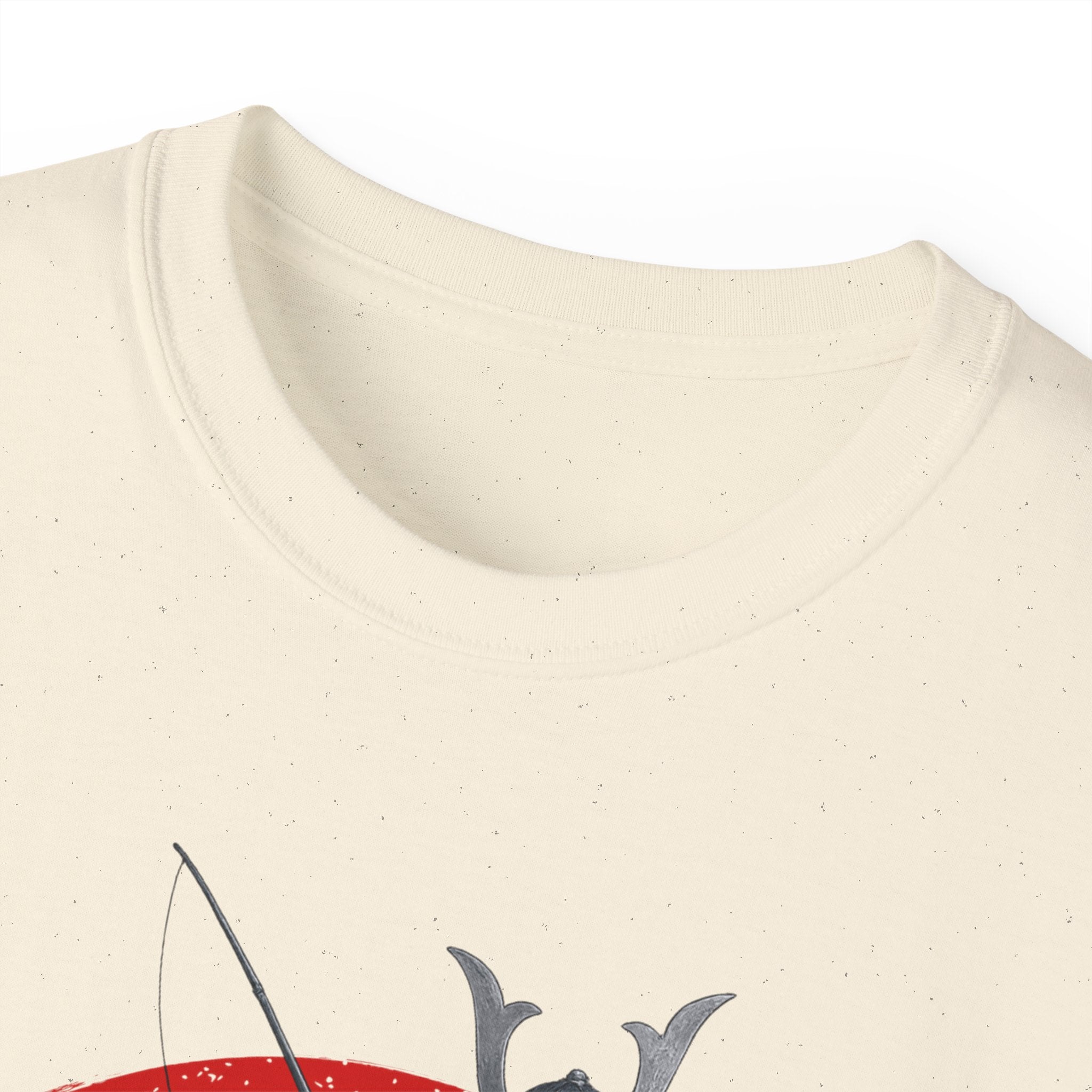 Samurai Fishing Spirit Unisex Ultra Cotton Tee - Japanese Inspired Graphic Shirt - Get Tight Gear