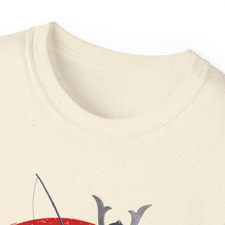 Samurai Fishing Spirit Unisex Ultra Cotton Tee - Japanese Inspired Graphic Shirt - Get Tight Gear