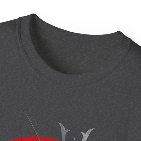 Samurai Fishing Spirit Unisex Ultra Cotton Tee - Japanese Inspired Graphic Shirt - Get Tight Gear