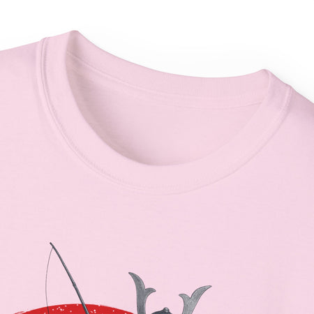 Samurai Fishing Spirit Unisex Ultra Cotton Tee - Japanese Inspired Graphic Shirt - Get Tight Gear
