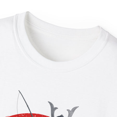 Samurai Fishing Spirit Unisex Ultra Cotton Tee - Japanese Inspired Graphic Shirt - Get Tight Gear
