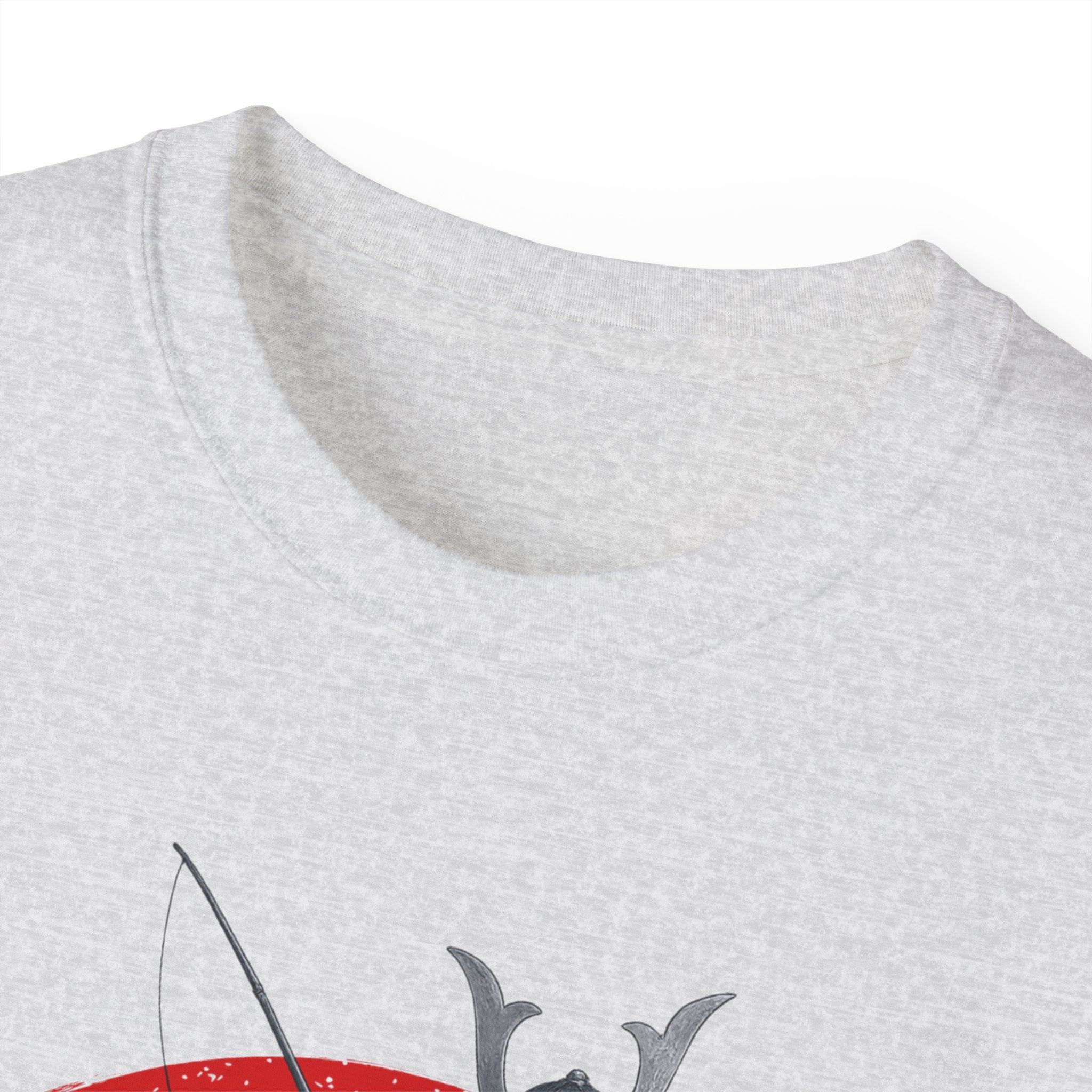 Samurai Fishing Spirit Unisex Ultra Cotton Tee - Japanese Inspired Graphic Shirt - Get Tight Gear