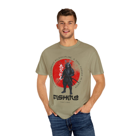 Samurai T-Shirt - Unisex Garment - Dyed Tee - Get Tight Gear