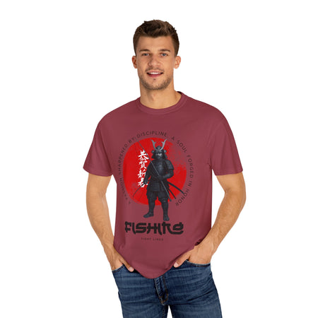 Samurai T-Shirt - Unisex Garment - Dyed Tee - Get Tight Gear