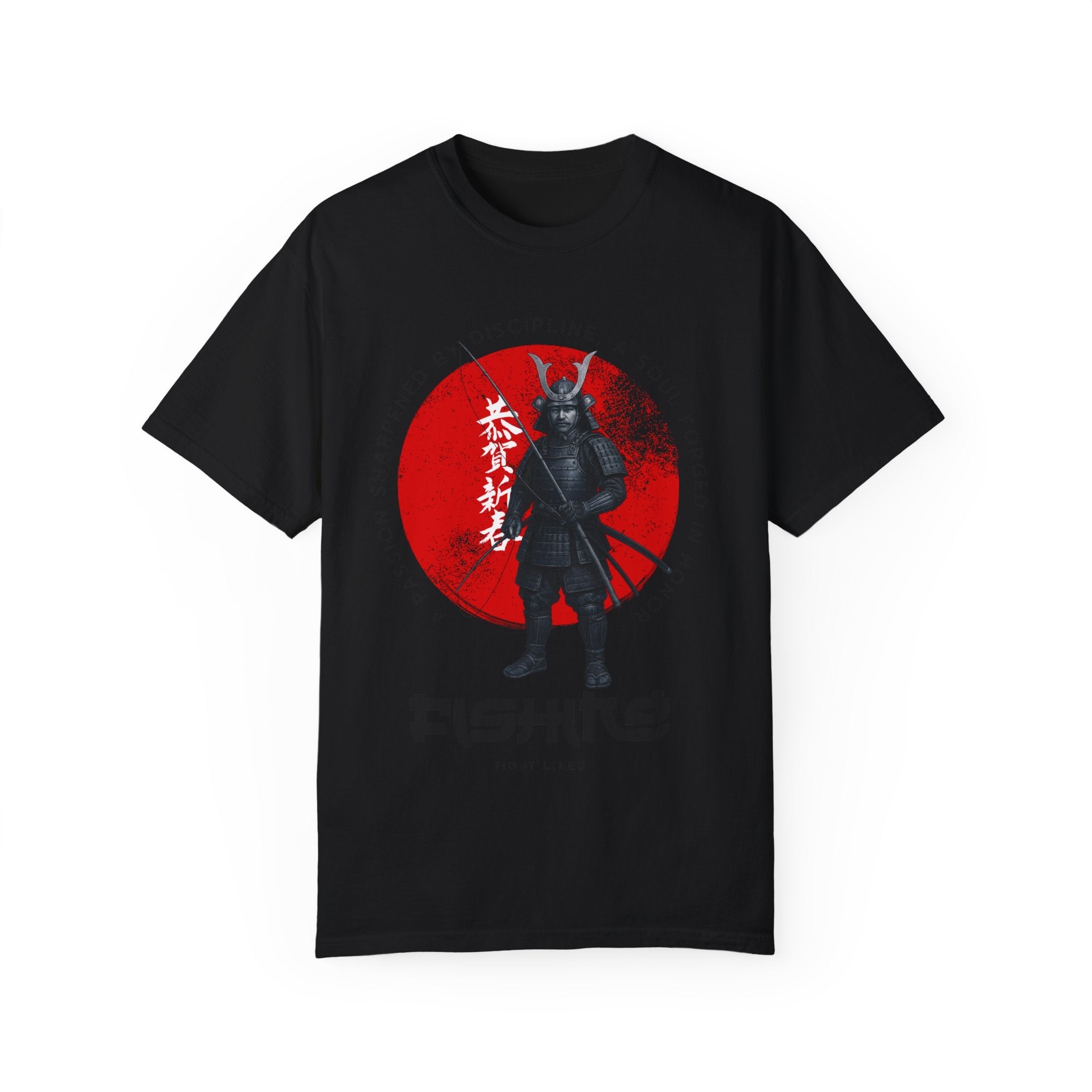 Samurai T-Shirt - Unisex Garment - Dyed Tee - Get Tight Gear
