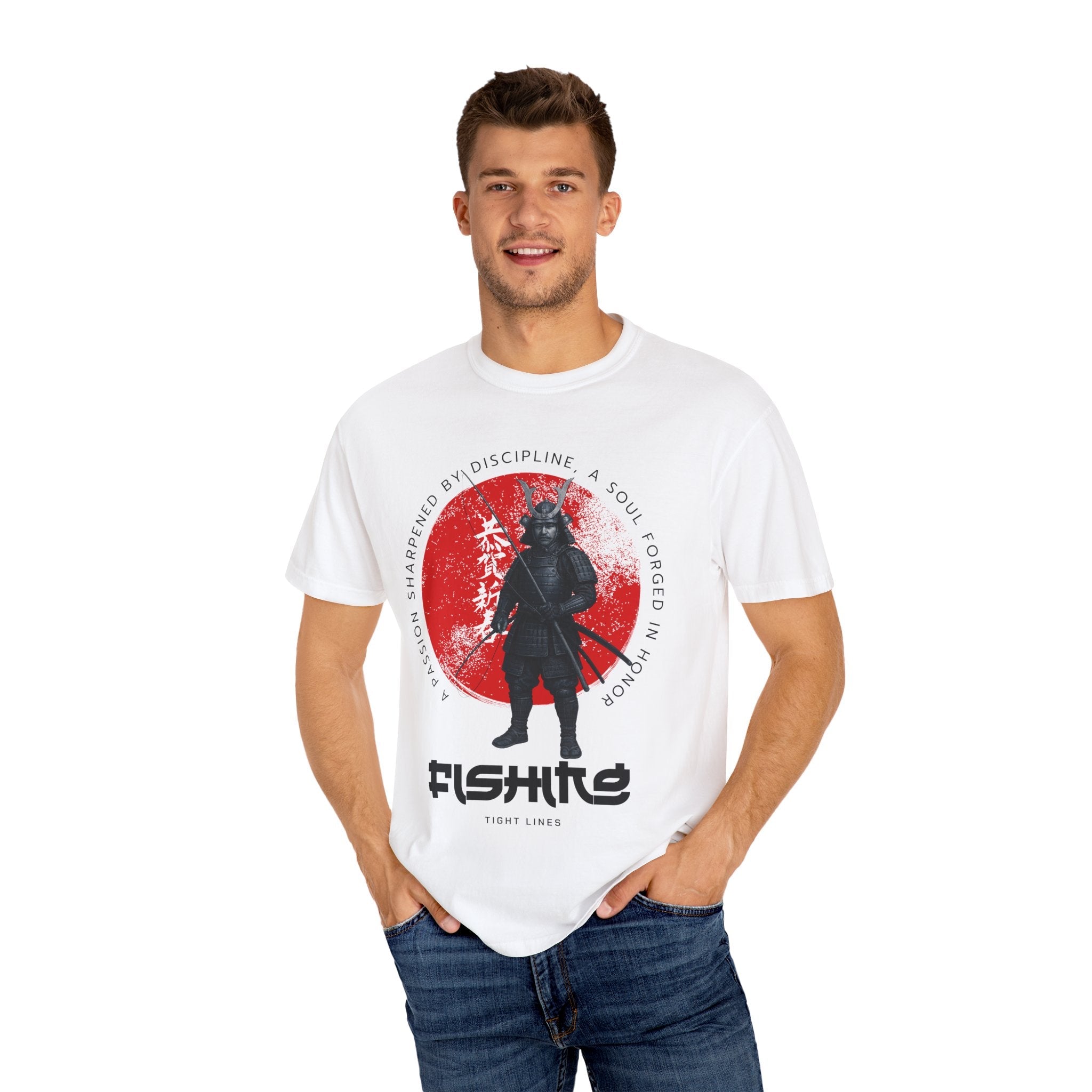 Samurai T-Shirt - Unisex Garment - Dyed Tee - Get Tight Gear