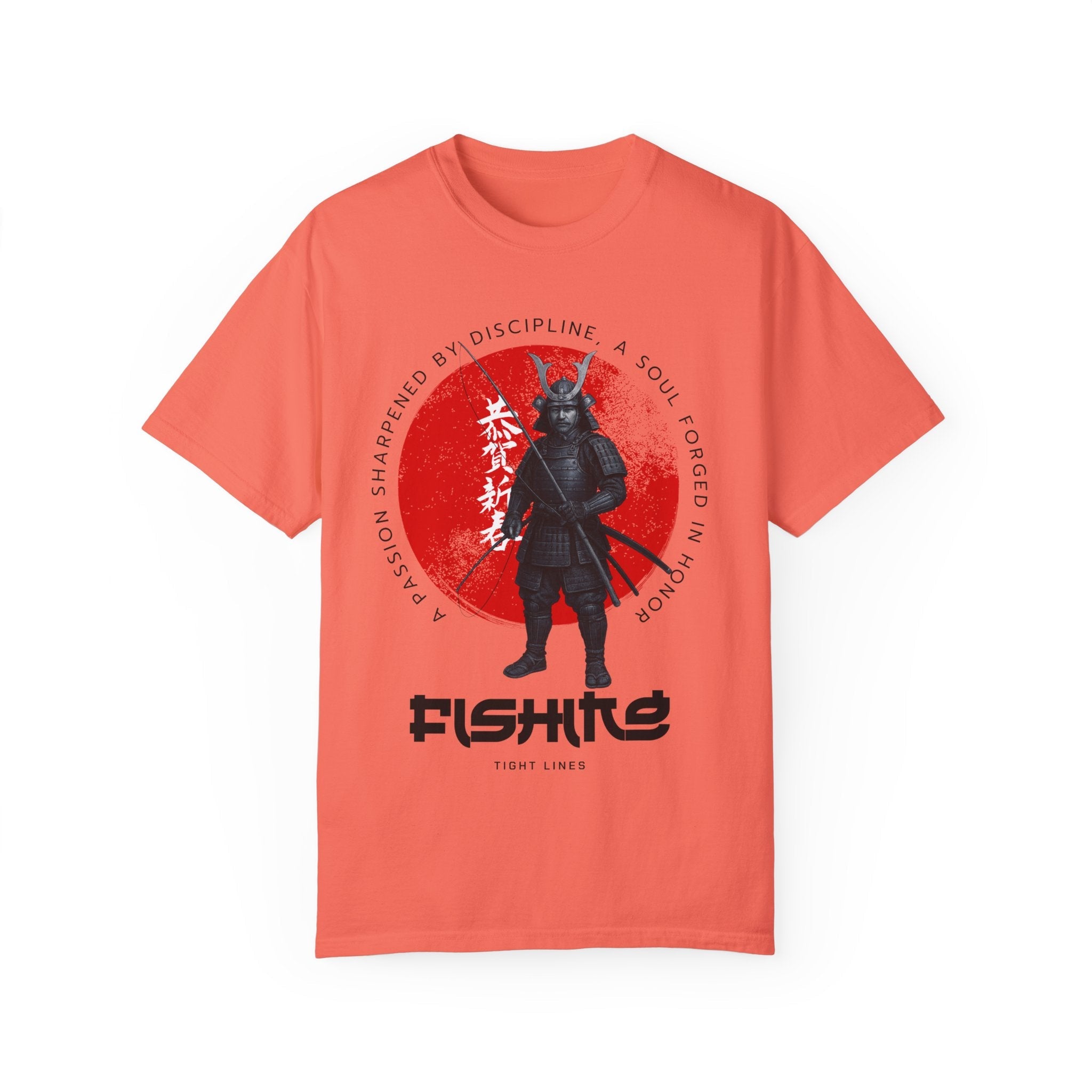 Samurai T-Shirt - Unisex Garment - Dyed Tee - Get Tight Gear