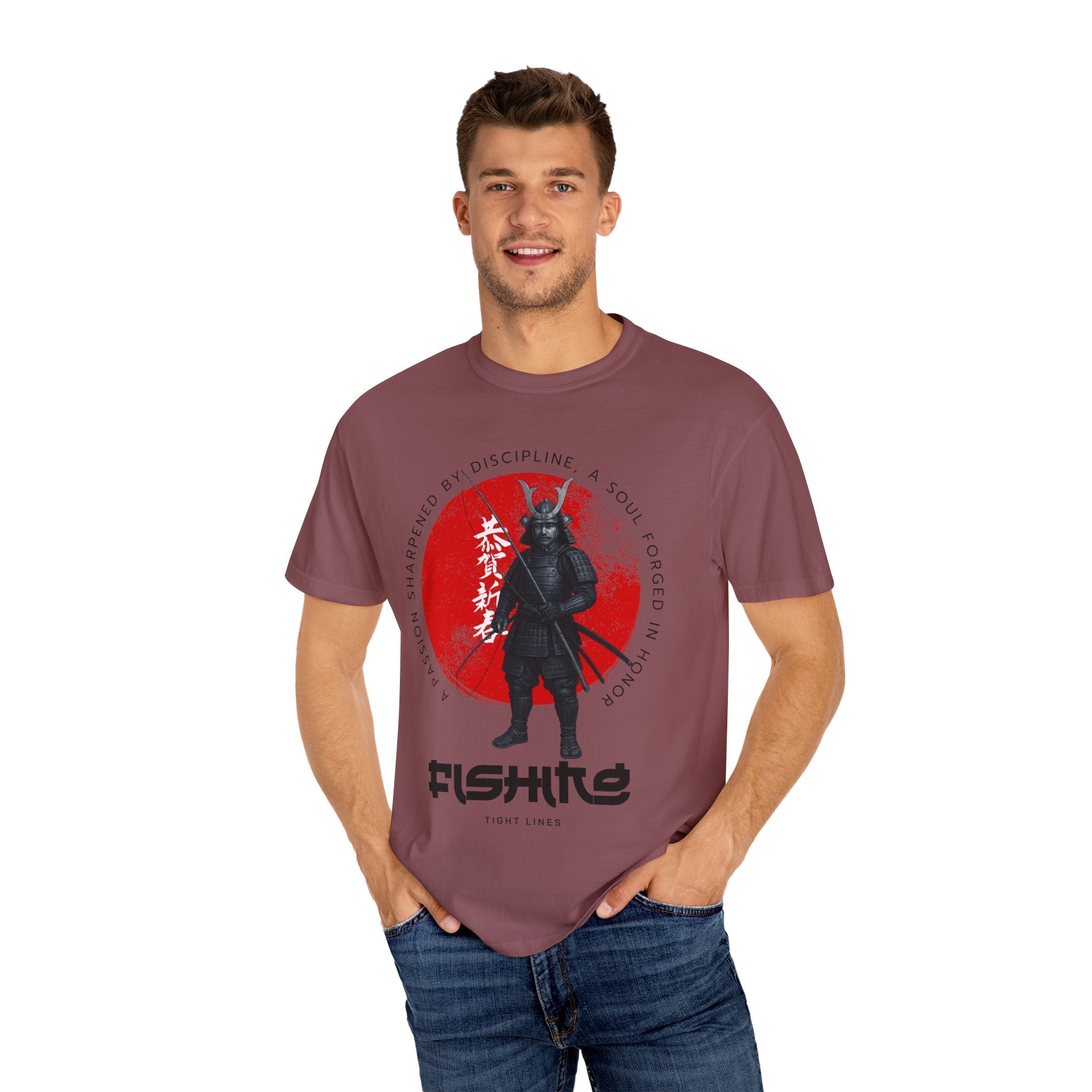 Samurai T-Shirt - Unisex Garment - Dyed Tee - Get Tight Gear