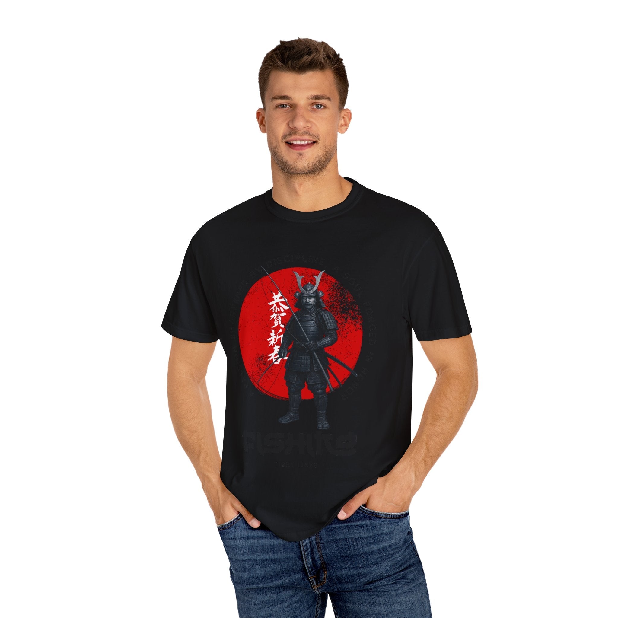 Samurai T-Shirt - Unisex Garment - Dyed Tee - Get Tight Gear