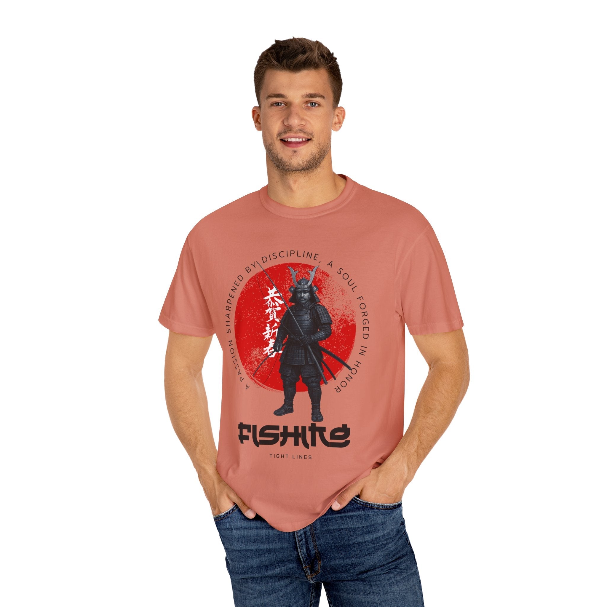 Samurai T-Shirt - Unisex Garment - Dyed Tee - Get Tight Gear