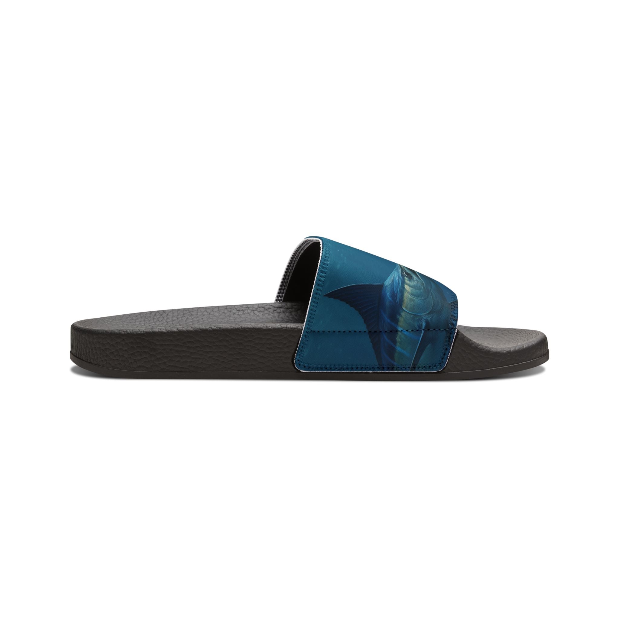 Sandals - Men's Blue Marlin Inspired Removable - Strap Sandals - Get Tight Gear