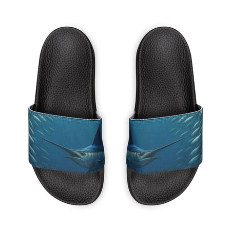 Sandals - Men's Blue Marlin Inspired Removable - Strap Sandals - Get Tight Gear
