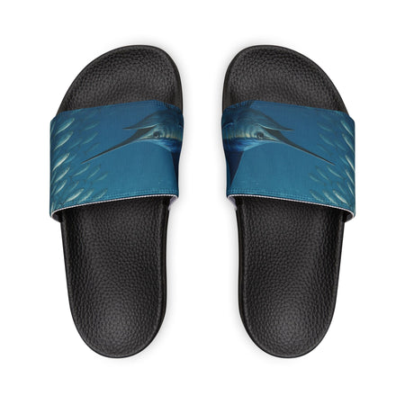 Sandals - Men's Blue Marlin Inspired Removable - Strap Sandals - Get Tight Gear