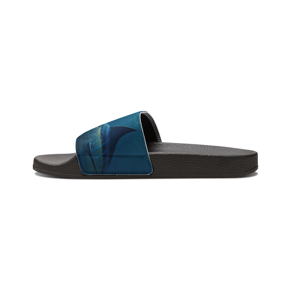 Sandals - Men's Blue Marlin Inspired Removable - Strap Sandals - Get Tight Gear