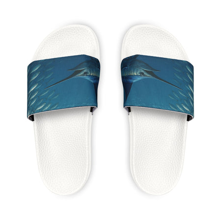 Sandals - Men's Blue Marlin Inspired Removable - Strap Sandals - Get Tight Gear