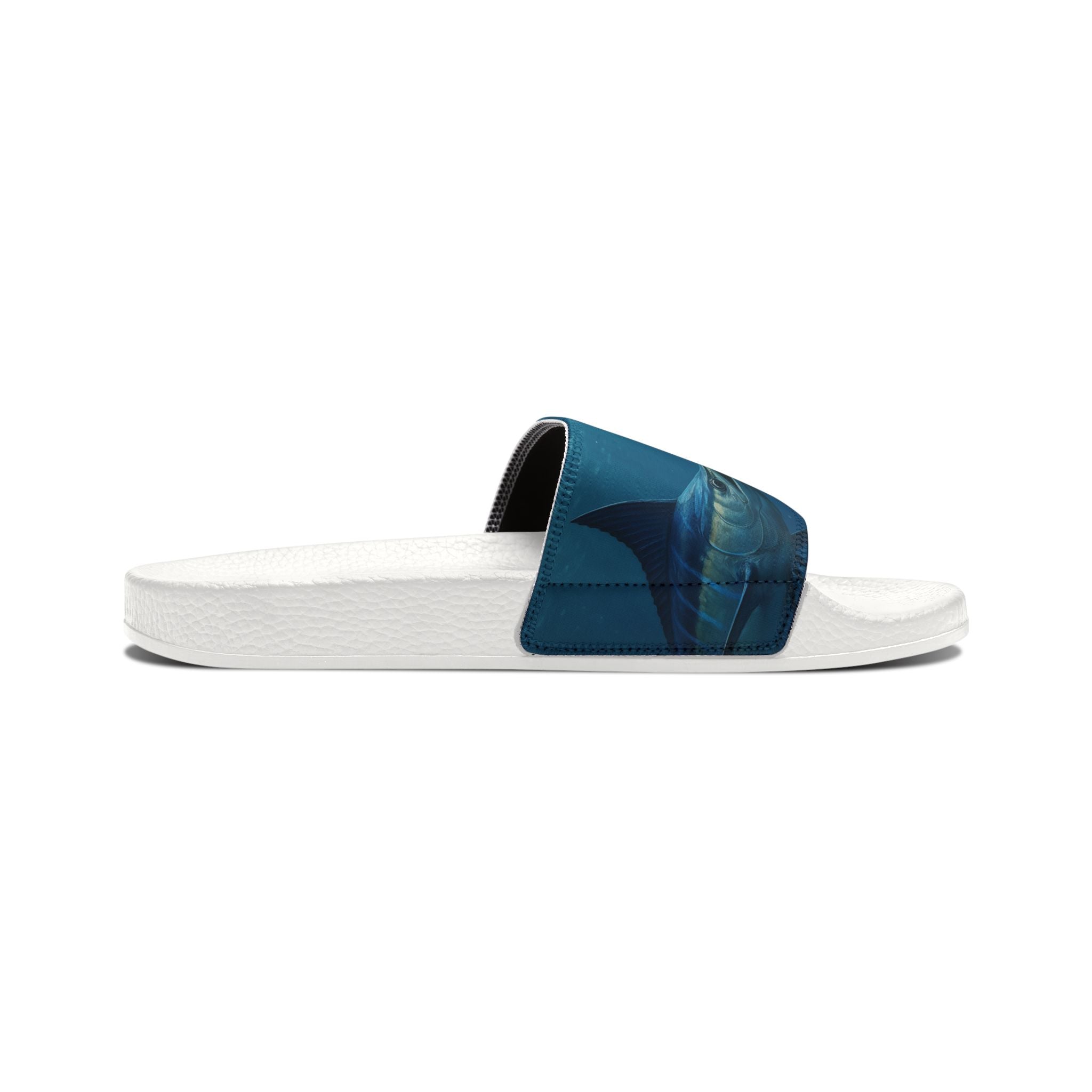Sandals - Men's Blue Marlin Inspired Removable - Strap Sandals - Get Tight Gear