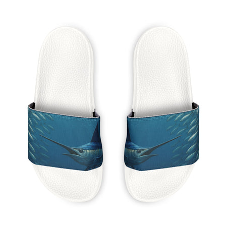 Sandals - Men's Blue Marlin Inspired Removable - Strap Sandals - Get Tight Gear