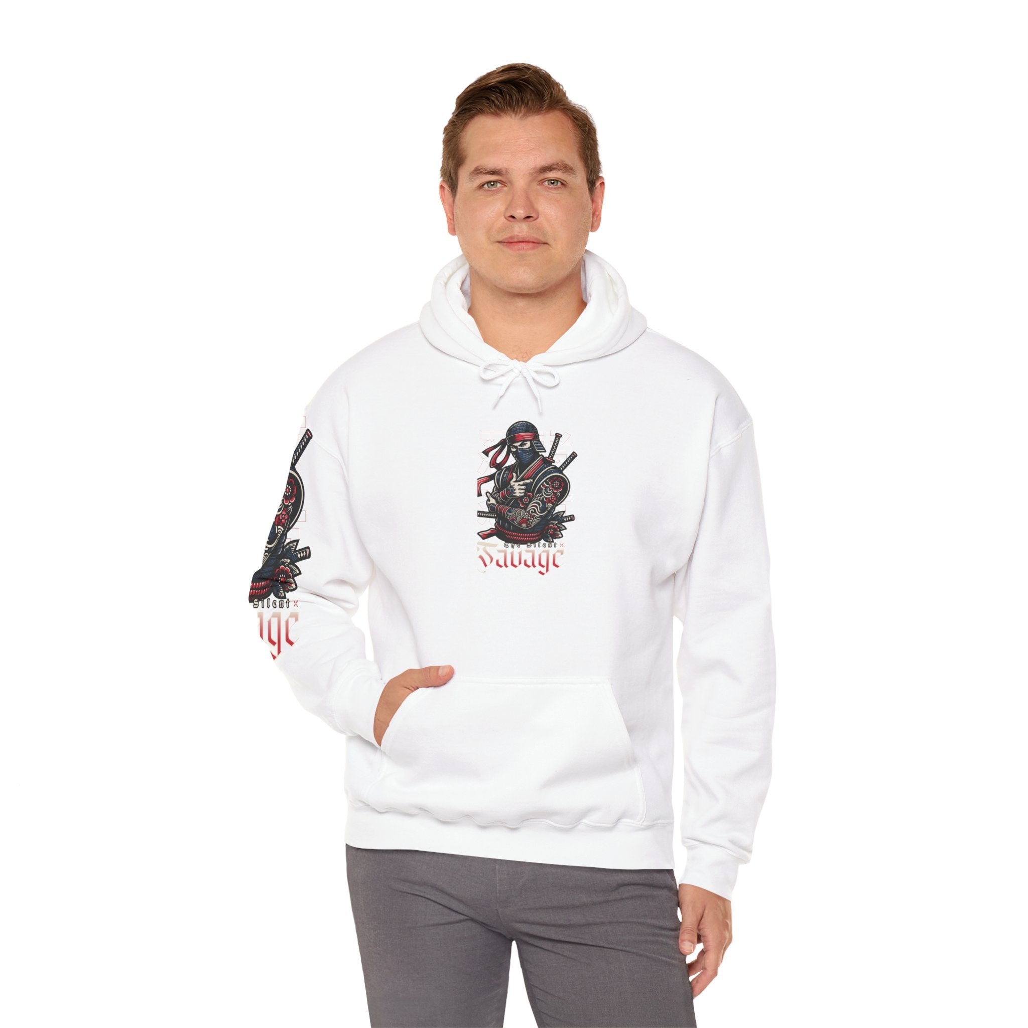 Savage Hooded Sweatshirt, Unisex Comfortable Hoodie, Gift for Gamers, Cozy Fall Apparel, Streetwear Fashion - Get Tight Gear