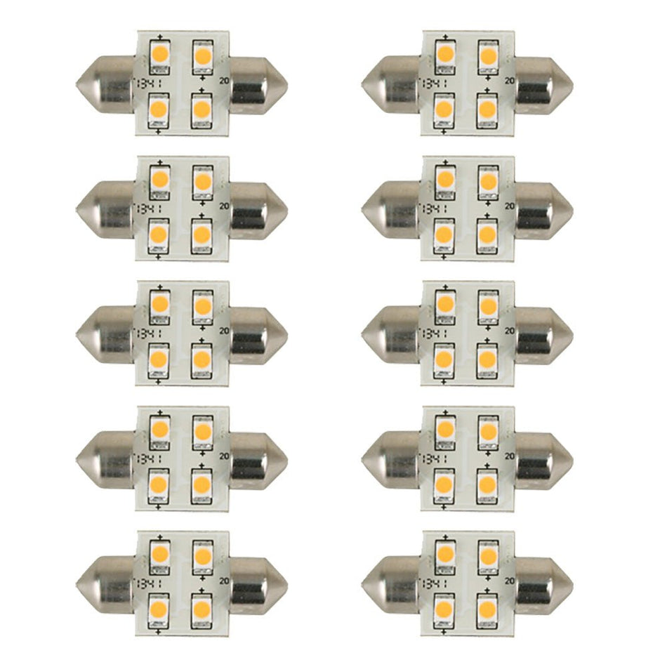 Scandvik 41175 Bulb Cool White *10 - Pack - Get Tight Gear
