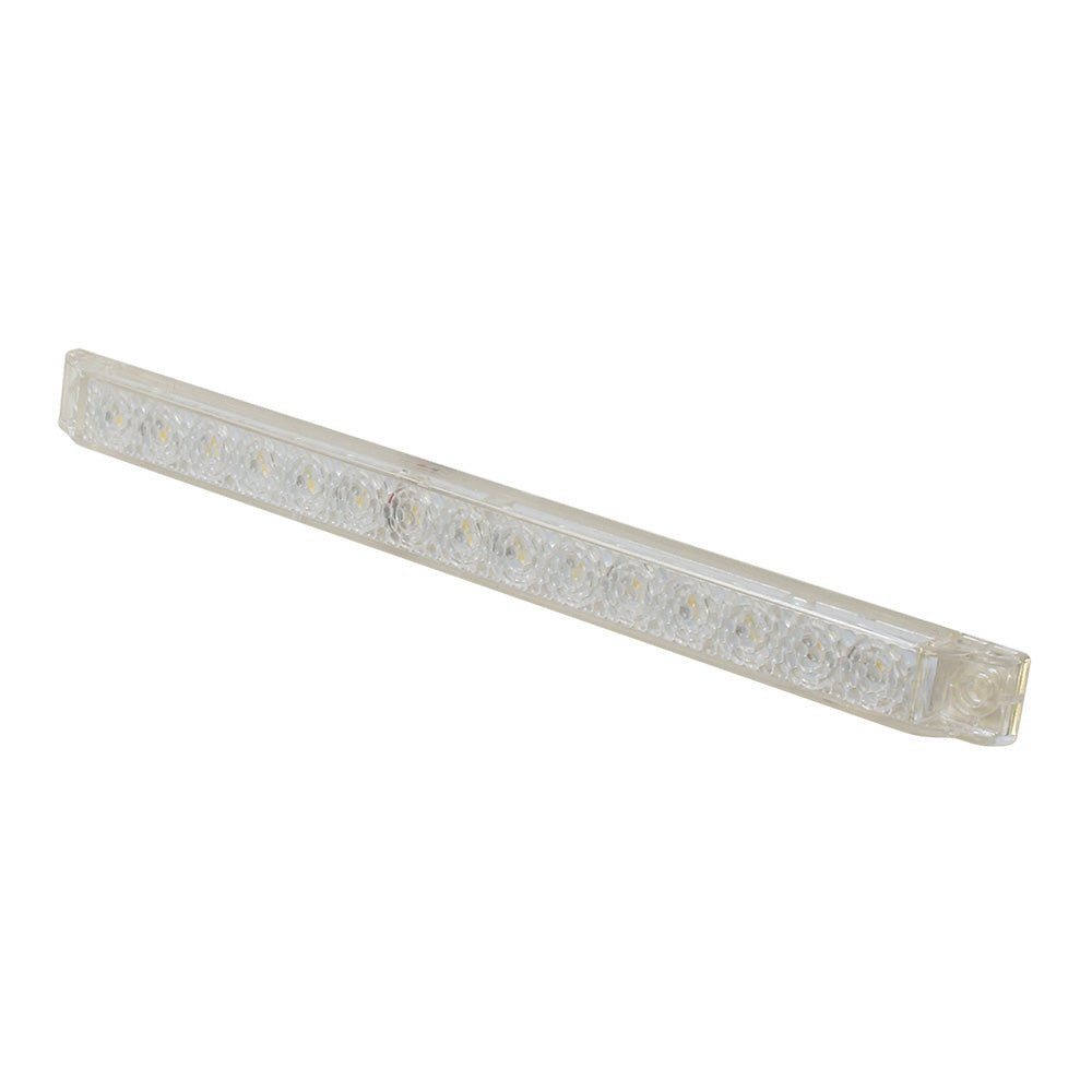 Scandvik 8" LED Light Strip - White w/Gasket - 12V - Get Tight Gear