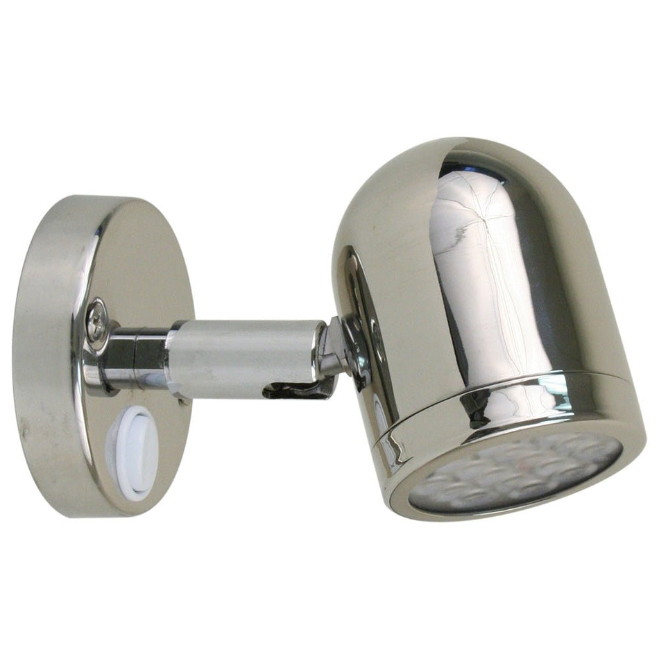 Scandvik LED 304 Stainless Steel LED Reading Light - 8 - 30V - Get Tight Gear