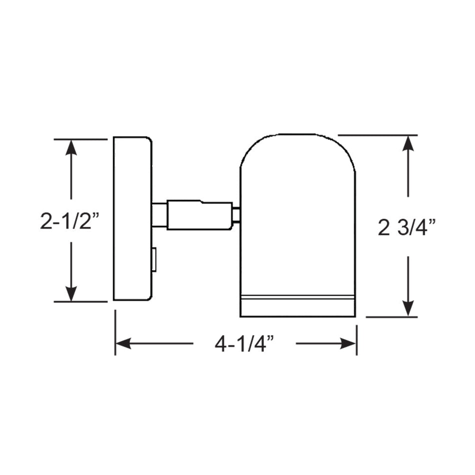 Scandvik LED Brass Reading Light - 10 - 30V - Get Tight Gear
